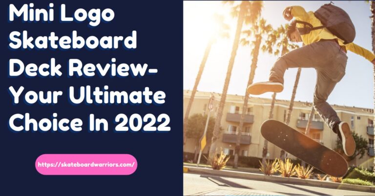 Mini Logo Skateboard Deck Review